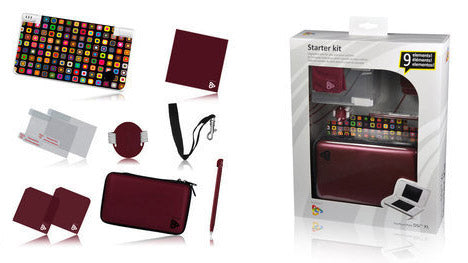 9-in-1-Kit für rotes 3DSXL-DSIXL