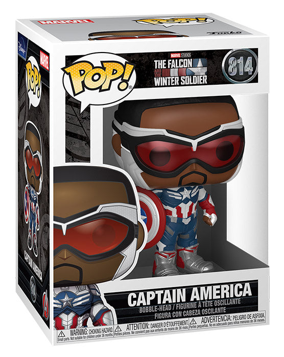 FUNKO POP The Falcon & WS Captain America Bobble 814