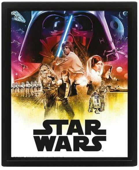 3D-Gemälde Star Wars Episode IV & V