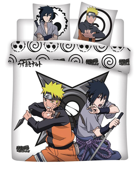 Copripiumino Matrimoniale Naruto & Sasuke