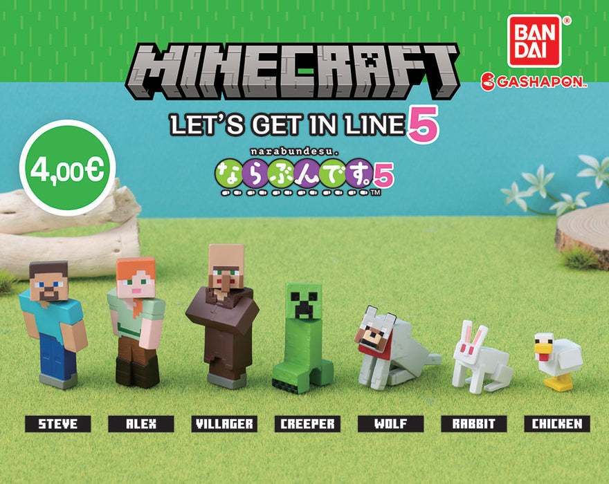 GASHAPON Minecraft Let's Get In Line 5 1 Pallina