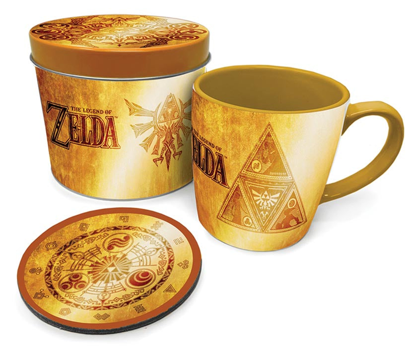 Gift Set 2 in 1 The Legend Of Zelda Golden Triforce