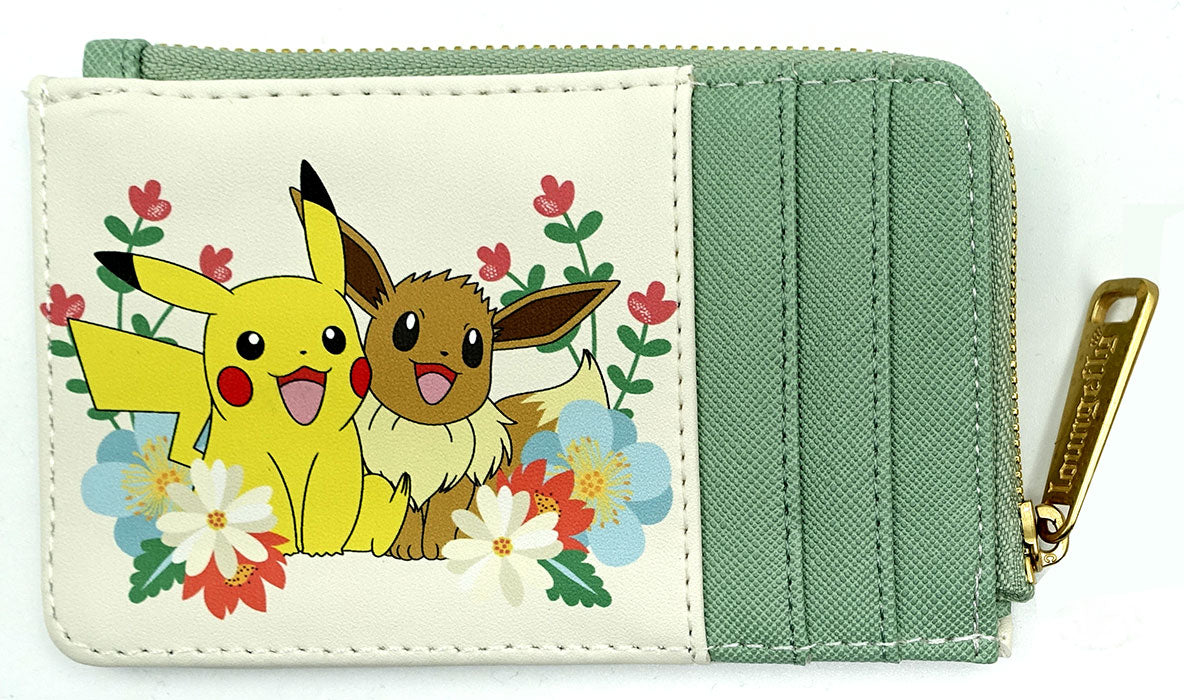 FUNKO Loungefly Pokemon Wallet Pikachu & Eevee w/Flower
