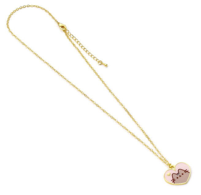 Collana Pusheen The Cat Pink and Gold Heart