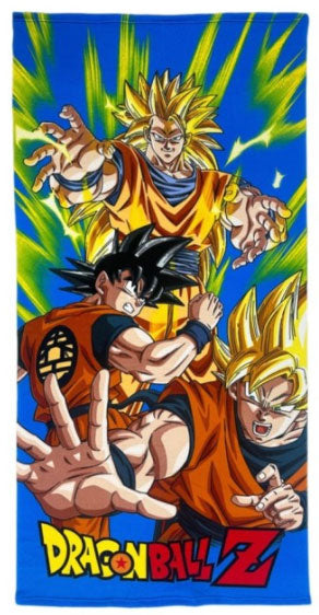 Telo Mare Poliestere Dragon Ball Z Goku 70x140cm