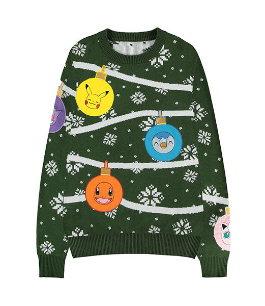 Maglione Natale Pokemon Xmas Balls XS