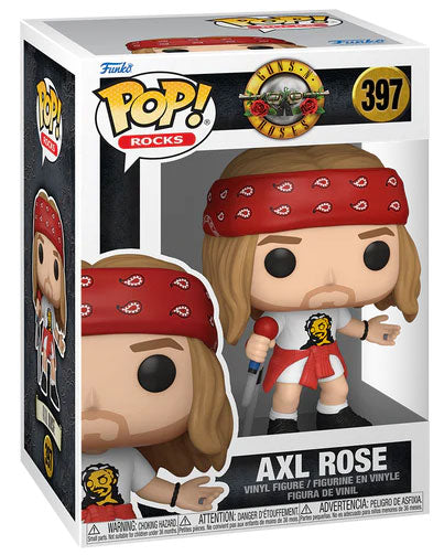 FUNKO POP Rocks Guns N' Roses Axl Rose (1992'S) w/Chase 397