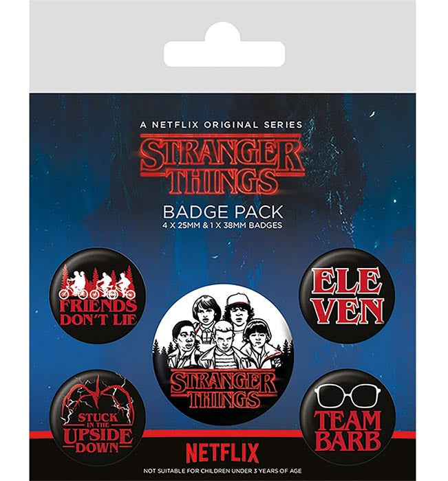 Stranger Things Characters pins
