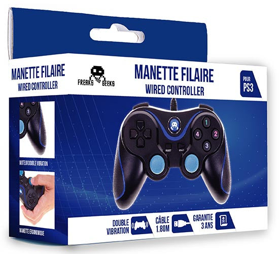 FREAKS PS3/PC Controller Wired Nero