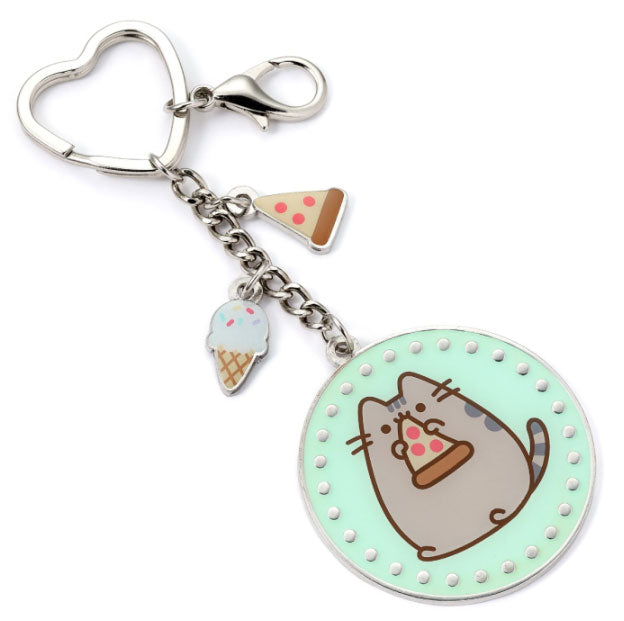 Portachiavi con Charm Pusheen The Cat Pizza