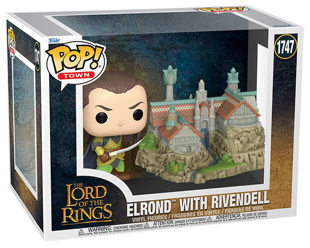 FUNKO POPS Lord of the Rings Elrond w/Rivendell 1747