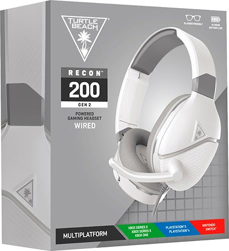 TURTLEBEACH Wired Recon 200 Gen 2 Weiße Kopfhörer