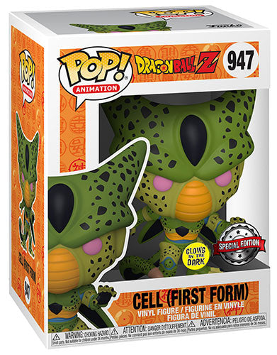FUNKO POP Dragon Ball Z Cell (Erste Form) GLOW 947