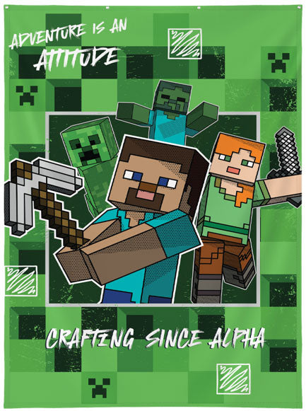Wall Decor Minecraft Crafting Since Alpha 125x85cm