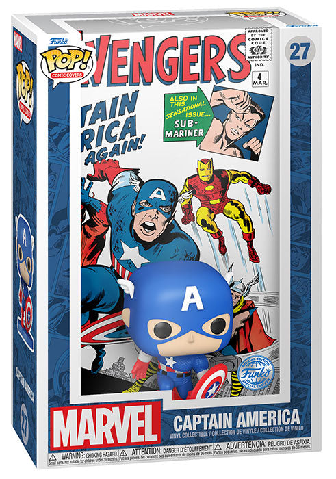 FUNKO POPS Comic Cover Marvel Avengers Captain America 27