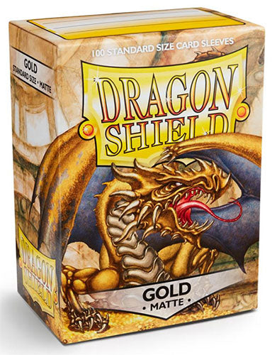 DRAGON SHIELD Bustine Standard Matte Gold 100pz