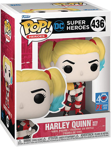 FUNKO POPS Heroes Harley Quinn w/Belt 436