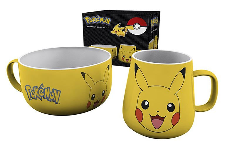 Set Tazza + Bowl Pokemon Pikachu