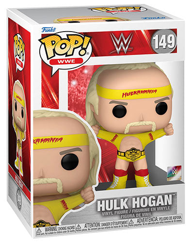 FUNKO POP WWE Hulk Hogan (Hulkamania) w/Belt 149