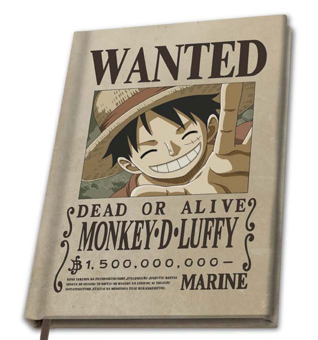 One Piece Wanted Monkey D.Luffy A5 notebook