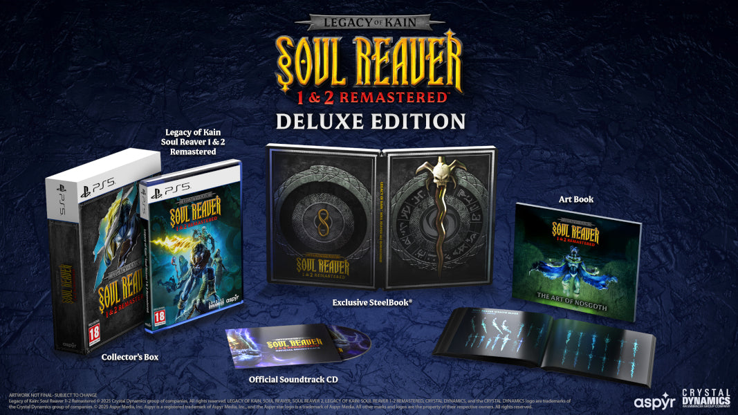 Legacy of Kain Soul Reaver 1&2 Remastered Deluxe Edition