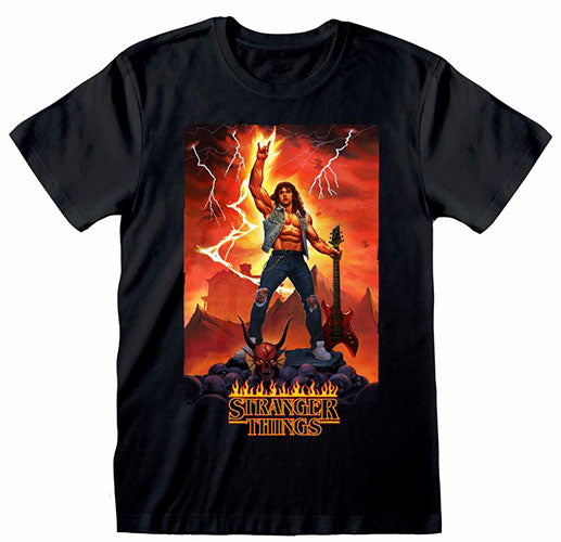 Stranger Things Eddie Rocks M T-Shirt