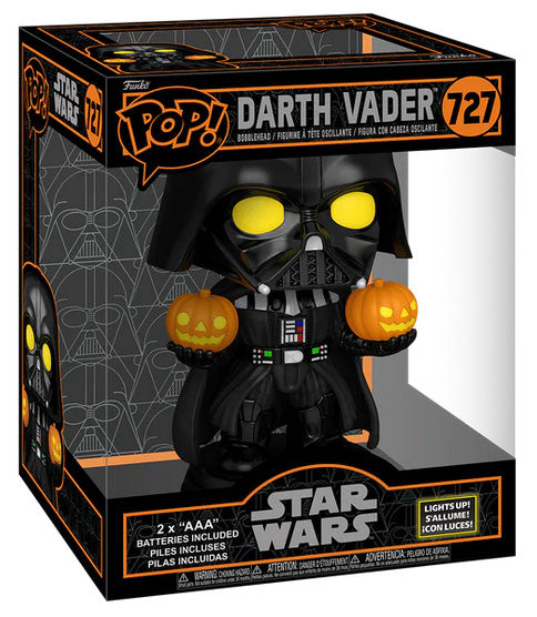 FUNKO BIG 15cm LIGHTS UP Star Wars Darth Vader Halloween 727