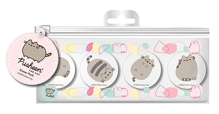 Pusheen The Cat Pusheen Botanical Erasers