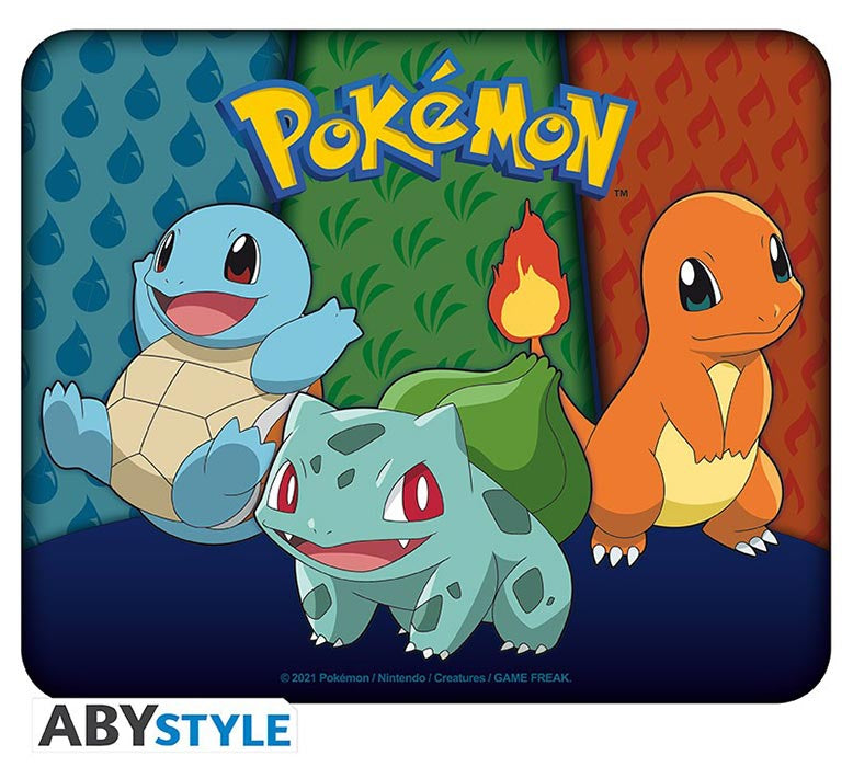 Mousepad Pokemon Starters Kanto