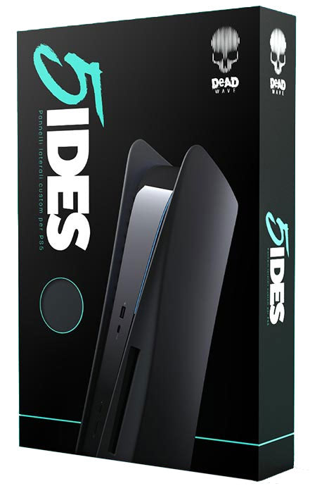 PS5 Seitenabdeckung Schwarz