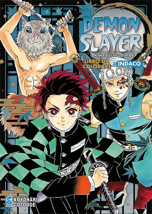 Demon Slayer Coloring Book #04 Indigo