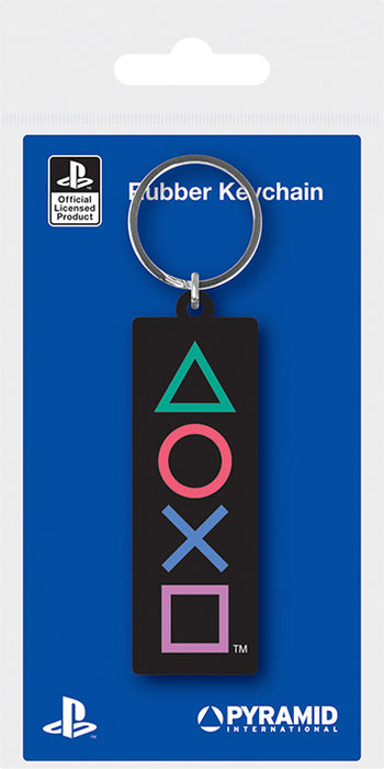 PlayStation Shapes key ring