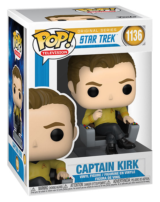 FUNKO POP Star Trek Cap Kirk Chair