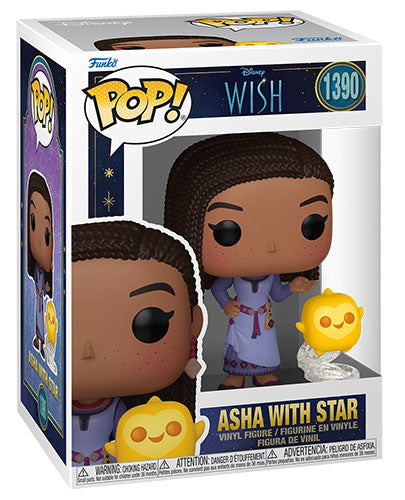 FUNKO POP Disney Wish Asha w/Star 1390