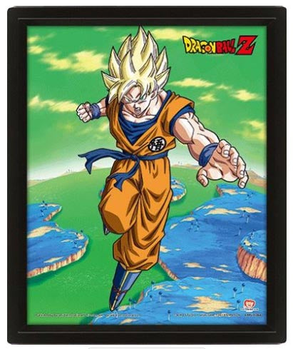 3D-Gemälde Dragon Ball Z (Super-Saiyajin-Transformation)