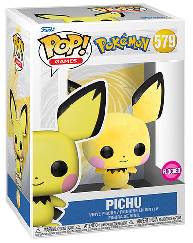 FUNKO POP Pokemon Pichu Flocked 579