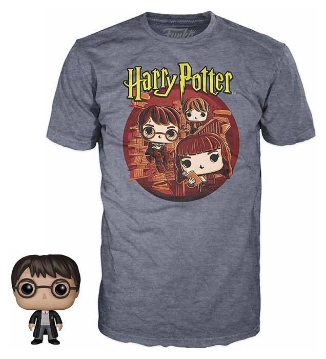 FUNKO TEE+POP POCKET Harry Potter Trio M