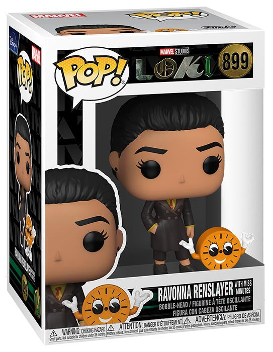 FUNKO POP Marvel Loki Ravonna Renslayer w/Miss Minutes 899