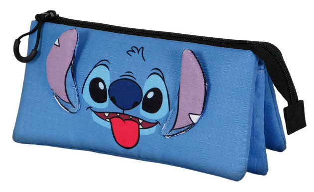 Disney Stitch Happy Face Dreifach-Federmäppchen