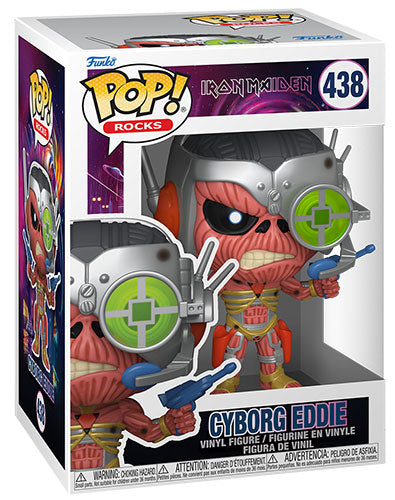 FUNKO POP Rocks Iron Maiden Cyborg Eddie 438