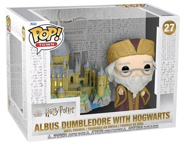 FUNKO POPS Town Harry Potter Albus Dumbledore w/Hogwarts 27
