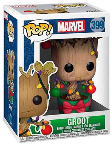 FUNKO POP Holiday Guardians of the Galaxy Groot w/ Lights