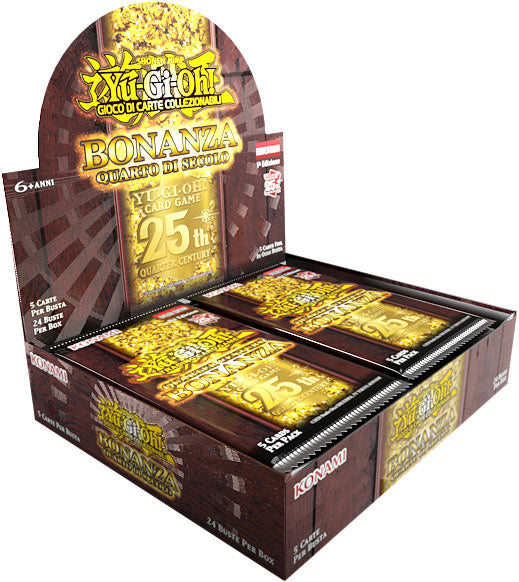 YUGI Quarter Century Bonanza Box 24 Buste