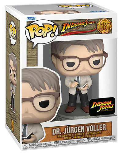 FUNKO POP Indiana Jones Dr. Jurgen Voller Bobble 1387