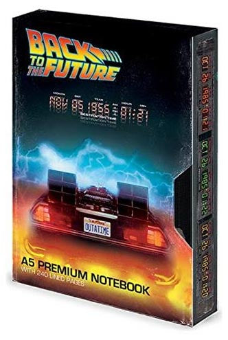 Premium A5 Zurück in die Zukunft Notizbuch