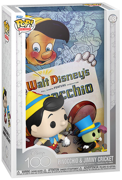 FUNKO POPS Disney 100th Pinocchio & Jimmy Cricket 08