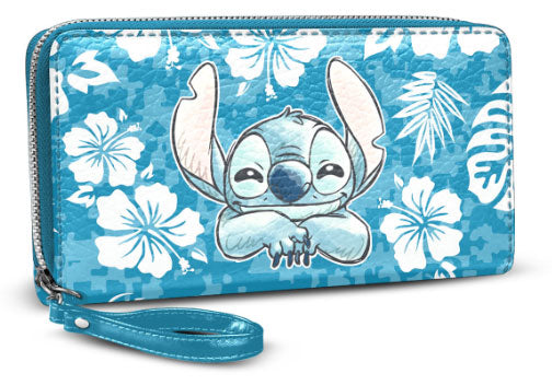 Disney Stitch Flowers Hellblaue Geldbörse