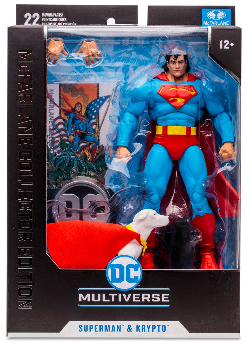 Multiverse Superman & Krypto w/Platinum Edition