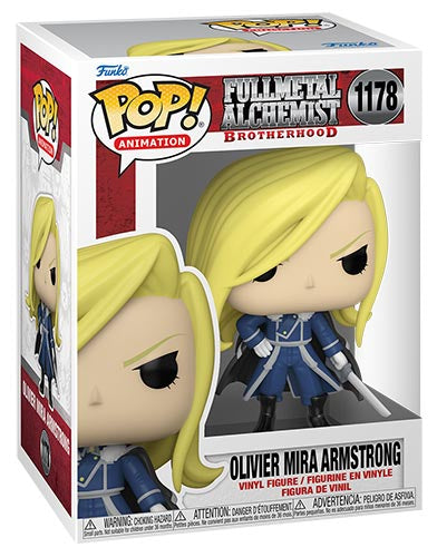 FUNKO POP Fullmetal Alchemist Olivier Mira Armstrong 1178