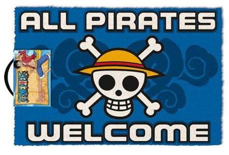 One Piece All Pirates Willkommen Fußmatte